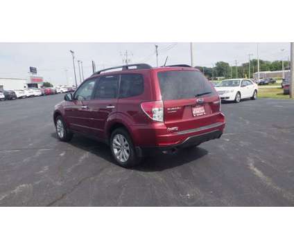 2011 Subaru Forester 2.5X is a Red 2011 Subaru Forester 2.5 X Car for Sale in Taylorville IL