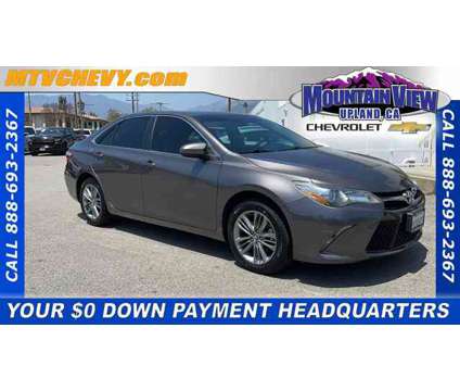 2016 Toyota Camry SE is a Grey 2016 Toyota Camry SE Car for Sale in Upland CA