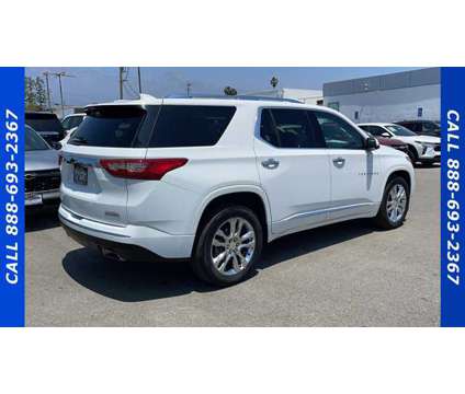 2021 Chevrolet Traverse High Country is a White 2021 Chevrolet Traverse High Country Car for Sale in Upland CA