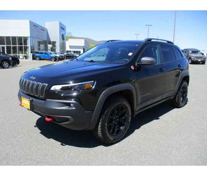 2021 JEEP CHEROKEE Trailhawk is a Black 2021 Jeep Cherokee Trailhawk Car for Sale in Cheshire MA