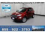 2021 Ford EcoSport Red, 60K miles