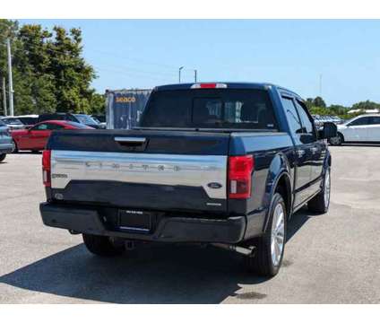 2018 Ford F-150 Limited is a Blue 2018 Ford F-150 Limited Car for Sale in Sarasota FL