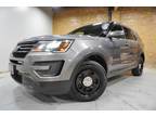 2017 Ford Explorer Police AWD Red/Blue Visor and LED Lights and Siren Equipped
