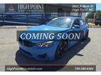 2016 BMW M3 Base 4dr Rear-wheel Drive Sedan