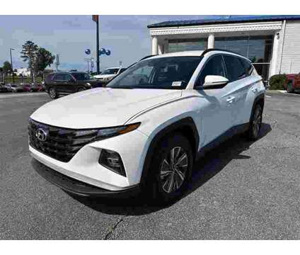 2022 Hyundai Tucson Hybrid Blue is a White 2022 Hyundai Tucson Hybrid in Newnan GA