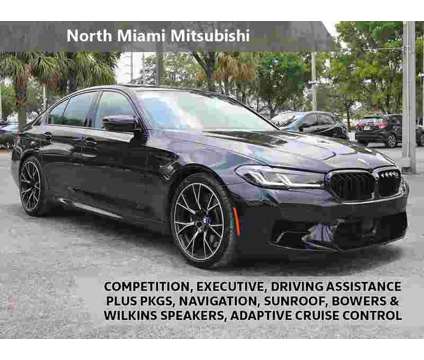 2021 BMW M5 Base Competition is a Black 2021 BMW M5 Base Sedan in Miami FL
