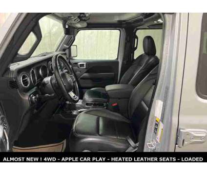 2023 Jeep Wrangler Sahara HEATED LEATHER SEATS is a Silver 2023 Jeep Wrangler Sahara SUV in Saint Charles IL