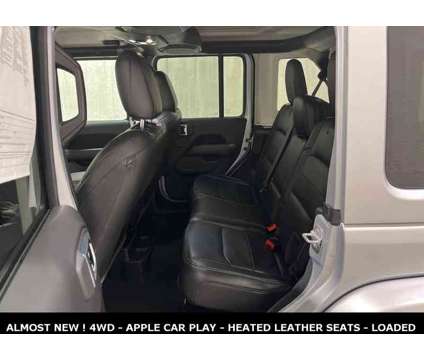 2023 Jeep Wrangler Sahara HEATED LEATHER SEATS is a Silver 2023 Jeep Wrangler Sahara SUV in Saint Charles IL