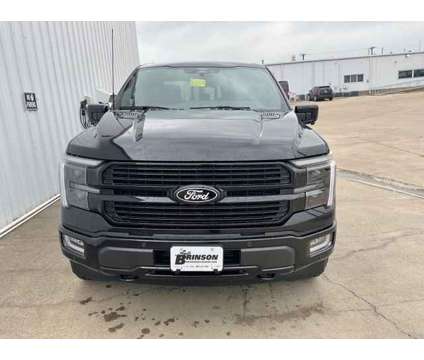 2024 Ford F-150 Platinum is a Black 2024 Ford F-150 Platinum Truck in Corsicana TX
