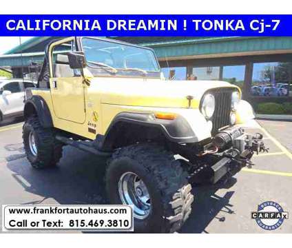 1984 Jeep CJ-7 Cj-7 is a Yellow 1984 Jeep CJ-7 Car for Sale in Frankfort IL