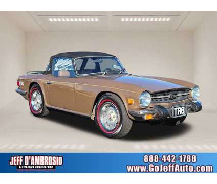 1976 Triumph TR6 is a Gold 1976 Triumph TR6 Classic Car in Downingtown PA