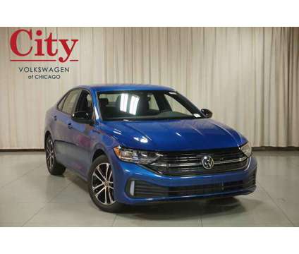 2024 Volkswagen Jetta 1.5T Sport is a Blue 2024 Volkswagen Jetta 2.5 Trim Sedan in Chicago IL