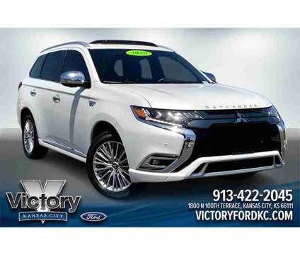 2020 Mitsubishi Outlander PHEV GT is a White 2020 Mitsubishi Outlander GT SUV in Kansas City KS