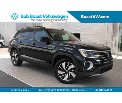 2024 Volkswagen Atlas 2.0T SE w/Technology is a Black 2024 Volkswagen Atlas 2.0T SE SUV in Bradenton FL