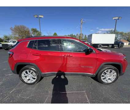 2024 Jeep Compass Latitude Lux is a Red 2024 Jeep Compass Latitude SUV in Freeport IL