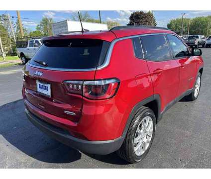 2024 Jeep Compass Latitude Lux is a Red 2024 Jeep Compass Latitude SUV in Freeport IL