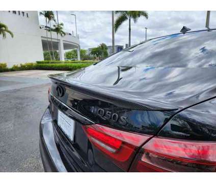 2024 INFINITI Q50 Red Sport 400 is a Black 2024 Infiniti Q50 Sedan in Fort Lauderdale FL