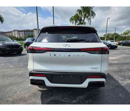2024 Infiniti Qx60 Luxe is a White 2024 Infiniti QX60 Luxe SUV in Fort Lauderdale FL
