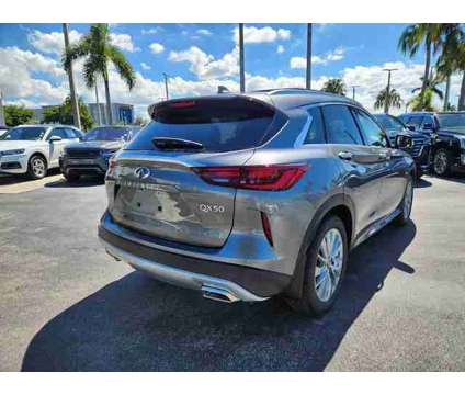 2024 Infiniti Qx50 Luxe is a Grey 2024 Infiniti QX50 Luxe SUV in Fort Lauderdale FL