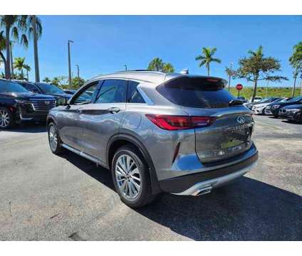 2024 Infiniti Qx50 Luxe is a Grey 2024 Infiniti QX50 Luxe SUV in Fort Lauderdale FL