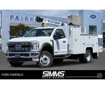 2024 Ford F-550SD DRW is a White 2024 Ford F-550 Car for Sale in Fairfield CA