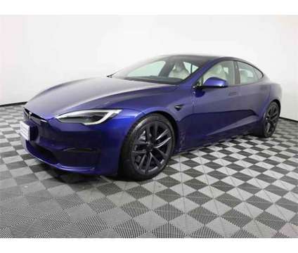 2022 Tesla Model S Dual Motor All-Wheel Drive is a Blue 2022 Tesla Model S 75 Trim Sedan in Raynham MA