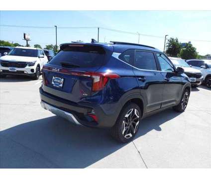 2024 Kia Seltos SX is a Blue 2024 SX SUV in Denton TX