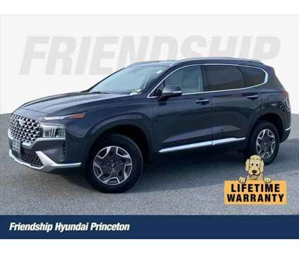 2021 Hyundai Santa Fe Hybrid Blue is a Blue 2021 Hyundai Santa Fe Car for Sale in Princeton WV