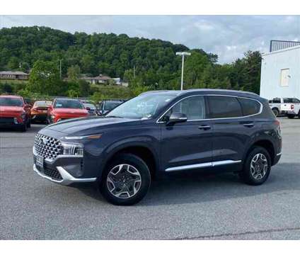 2021 Hyundai Santa Fe Hybrid Blue is a Blue 2021 Hyundai Santa Fe Car for Sale in Princeton WV