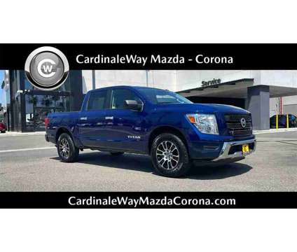 2021 Nissan Titan SV is a Blue 2021 Nissan Titan SV Truck in Corona CA