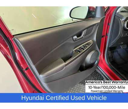 2022 Hyundai Kona SEL is a Red 2022 Hyundai Kona SEL SUV in Norwalk OH