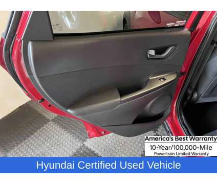 2022 Hyundai Kona SEL is a Red 2022 Hyundai Kona SEL SUV in Norwalk OH