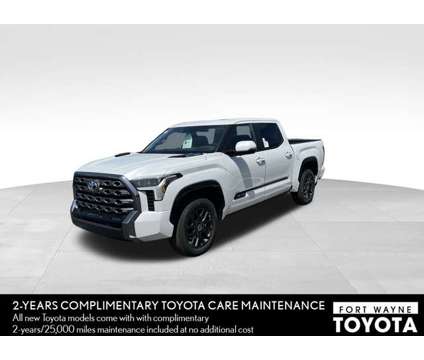 2024 Toyota Tundra Hybrid Platinum is a White 2024 Toyota Tundra Platinum Hybrid in Fort Wayne IN