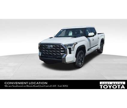 2024 Toyota Tundra Hybrid Platinum is a White 2024 Toyota Tundra Platinum Hybrid in Fort Wayne IN