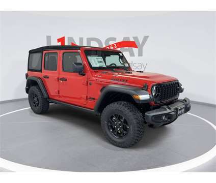 2024 Jeep Wrangler Willys is a Red 2024 Jeep Wrangler SUV in Manassas VA