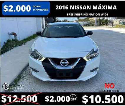 2016 Nissan Maxima for sale is a White 2016 Nissan Maxima Car for Sale in Miami FL