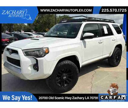 2014 Toyota 4Runner for sale is a White 2014 Toyota 4Runner 4dr Car for Sale in Zachary LA