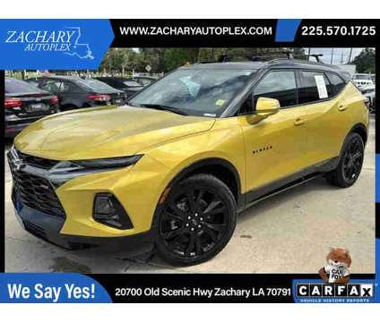 2022 Chevrolet Blazer for sale is a Yellow 2022 Chevrolet Blazer 2dr Car for Sale in Zachary LA