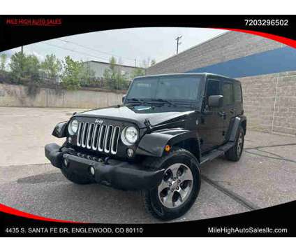 2017 Jeep Wrangler Unlimited for sale is a Black 2017 Jeep Wrangler Unlimited Car for Sale in Englewood CO