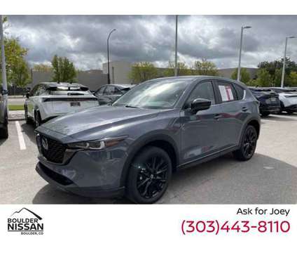 2023 Mazda CX-5 2.5 S Carbon Edition is a Grey 2023 Mazda CX-5 Car for Sale in Boulder CO