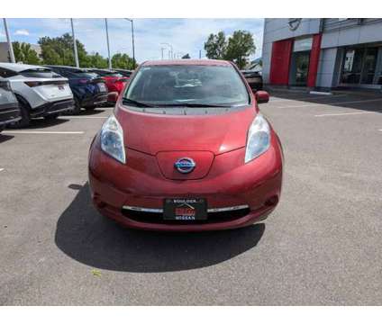 2014 Nissan LEAF SV is a Red 2014 Nissan Leaf SV Car for Sale in Boulder CO