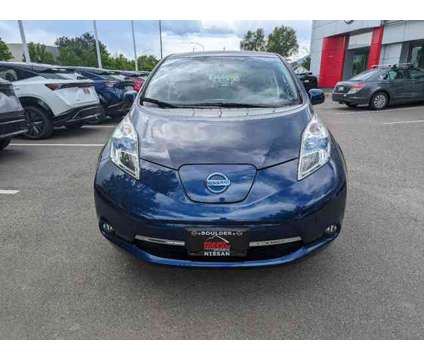 2016 Nissan LEAF SL is a Blue 2016 Nissan Leaf SL Car for Sale in Boulder CO