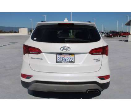 2018 Hyundai Santa Fe Sport 2.4L is a White 2018 Hyundai Santa Fe Sport 2.4L Car for Sale in San Jose CA