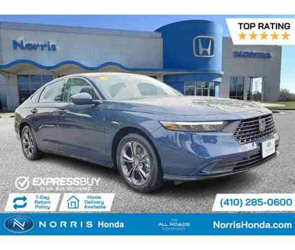 2024 Honda Accord Hybrid EX-L is a Blue 2024 Honda Accord Hybrid EX Hybrid in Dundalk MD