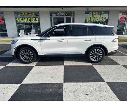 2022 Lincoln Aviator Reserve is a White 2022 Lincoln Aviator Car for Sale in Wilmington NC