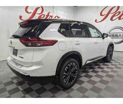 2024 Nissan Rogue Platinum is a Black, White 2024 Nissan Rogue Car for Sale in Hattiesburg MS