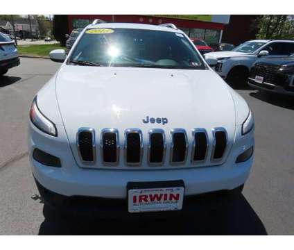 2015 Jeep Cherokee Latitude is a White 2015 Jeep Cherokee Latitude Car for Sale in Laconia NH