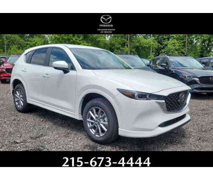 2024 Mazda CX-5 2.5 S Select Package is a White 2024 Mazda CX-5 Car for Sale in Trevose PA