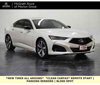 2021 Acura TLX w/Advance Package is a Silver, White 2021 Acura TLX Car for Sale in Morton Grove IL