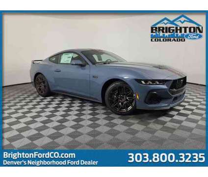 2024 Ford Mustang GT Premium is a Blue 2024 Ford Mustang GT Car for Sale in Brighton CO